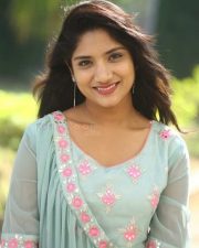 Actress Sri Nikitha at Alipiriki Allantha Dooramlo Movie Press Meet Pictures 13