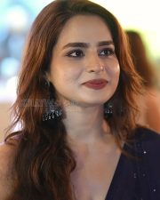 Captivating Actress Ayesha Khan in a Navy Blue Sequin Outfit Photos 03