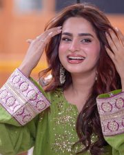 Charming Actress Ayesha Khan in a Green Embroidered Kurta Photos 01 Charming Actress Ayesha Khan in a Green Embroidered Kurta Photos 01