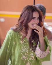 Charming Actress Ayesha Khan in a Green Embroidered Kurta Photos 04 Charming Actress Ayesha Khan in a Green Embroidered Kurta Photos 04