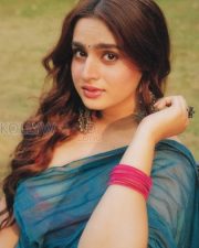 Charming Actress Ayesha Khan in a Teal Cotton Saree Pink Blouse Photos 02 Charming Actress Ayesha Khan in a Teal Cotton Saree Pink Blouse Photos 02