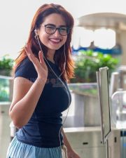 Engaging Actress Ayesha Khan in a Navy Ribbed Tee and Wide Leg Jeans Photos 04 Engaging Actress Ayesha Khan in a Navy Ribbed Tee and Wide Leg Jeans Photos 04