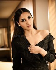 Graceful Nikita Dutta in a Double Breasted Off Shoulder Blazer with Matching Trousers Photos 02