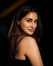 Gul Gule Bakawali Actress Nikita Dutta in a Black Cut Out Bodycon Maxi Dress Pictures 01