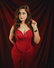 Hot Mallu Beauty Ayesha Khan in a Red Ruched Bodycon Dress with a Corset Style Bodice Photos 02 Hot Mallu Beauty Ayesha Khan in a Red Ruched Bodycon Dress with a Corset Style Bodice Photos 02