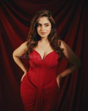 Hot Mallu Beauty Ayesha Khan in a Red Ruched Bodycon Dress with a Corset Style Bodice Photos 10 Hot Mallu Beauty Ayesha Khan in a Red Ruched Bodycon Dress with a Corset Style Bodice Photos 10