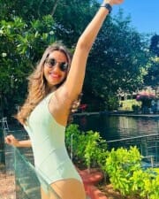 Hot Nikita Dutta in a One Piece Swimming Suit Photos 03