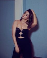 Hot Surveen Chawla in Black Dress Photoshoot Stills 03