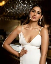 Nikita Dutta in a Cleavage Revealing White Dress Photo 01