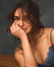 Seductive Nikita Dutta Cleavage in a Navy Blue Lace Lingerie Photos 02 Seductive Nikita Dutta Cleavage in a Navy Blue Lace Lingerie Photos 02
