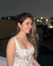 Sexy Telugu Actress Kushitha Kallapu in a Floral Bodycon Dress Photos 04