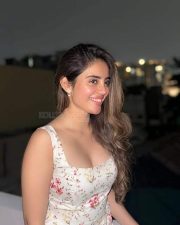 Sexy Telugu Actress Kushitha Kallapu in a Floral Bodycon Dress Photos 04