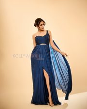 Sophisticated Actress Nikita Dutta in a Navy Blue Strapless Sweetheart Gown with Emerald Ear Cuff Photos 02 Sophisticated Actress Nikita Dutta in a Navy Blue Strapless Sweetheart Gown with Emerald Ear Cuff Photos 02