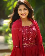 Telugu Actress Sri Nikitha at Alipiriki Allantha Dooramlo Movie Trailer Launch Photos 11