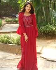 Telugu Actress Sri Nikitha at Alipiriki Allantha Dooramlo Movie Trailer Launch Photos 12