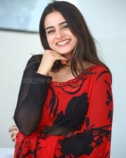 Tollywood Actress Ayesha Khan at Mukhachitram Movie Interview Photos 23
