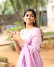 Actress Ananthika Sanilkumar at 8 Vasantalu Success Meet Photos 34