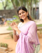 Actress Ananthika Sanilkumar at 8 Vasantalu Success Meet Photos 35