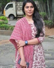 Actress Saranya Pradeep at Ambajipeta Marriage Band Movie Teaser Launch Pictures 03