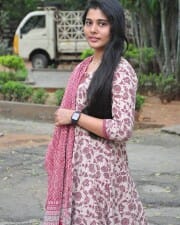 Actress Saranya Pradeep at Ambajipeta Marriage Band Movie Teaser Launch Pictures 07