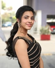 Actress Shivani Nagaram at Ambajipeta Marriage Band Movie Song Launch Event Pictures 01