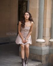 Chic Actress Anaira Gupta in a Beige Strapless Corset Mini Dress Photos 03 Chic Actress Anaira Gupta in a Beige Strapless Corset Mini Dress Photos 03