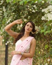 Delightful Actress Anaira Gupta in a Pink Floral Embroidered Saree Photos 08 Delightful Actress Anaira Gupta in a Pink Floral Embroidered Saree Photos 08
