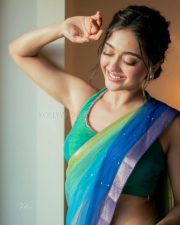 Femina Miss India 2018 Gayatri Bhardwaj in a Colorful Saree Photos 02