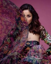 Gorgeous Shehnaaz Gill in a Multi Coloured Outfit Photos 01