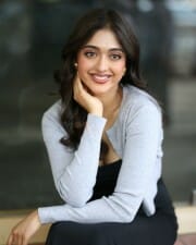 Heroine Gayatri Bhardwaj at Tiger Nageswara Rao Interview Photos 29