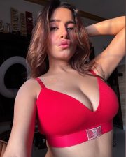 Hot Kate Sharma in a Red Bra Pictures 03