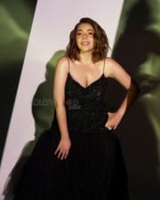 Maanvi Gagroo in a Sexy Black Gown Photos 03