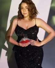 Maanvi Gagroo in a Sexy Black Gown Photos 05