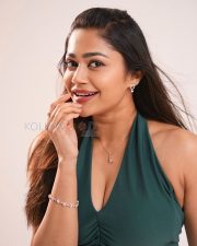 Radiant Payal Radhakrishna Cleavage in a Teal Deep V Halter Ruched Dress Photos 07 Radiant Payal Radhakrishna Cleavage in a Teal Deep V Halter Ruched Dress Photos 07