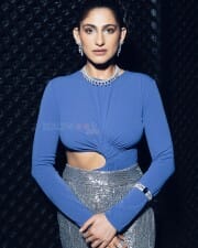 The Good Wife Actress Kubbra Sait in Blue Pictures 01