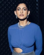 The Good Wife Actress Kubbra Sait in Blue Pictures 06