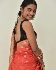 Actress Chaithra J Achar at Saptha Sagaralu Dhaati Movie Press Meet Photos 05