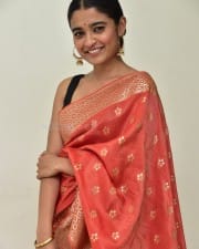 Actress Chaithra J Achar at Saptha Sagaralu Dhaati Movie Press Meet Photos 07