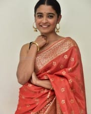 Actress Chaithra J Achar at Saptha Sagaralu Dhaati Movie Press Meet Photos 10