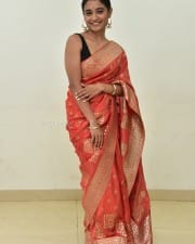 Actress Chaithra J Achar at Saptha Sagaralu Dhaati Movie Press Meet Photos 14