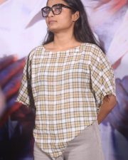 Actress Chaithra J Achar at at 3BHK Movie Success Meet Photos 03