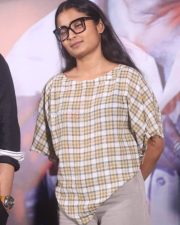 Actress Chaithra J Achar at at 3BHK Movie Success Meet Photos 04