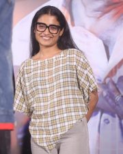 Actress Chaithra J Achar at at 3BHK Movie Success Meet Photos 05
