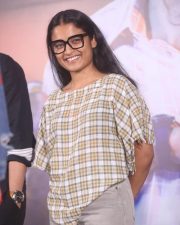 Actress Chaithra J Achar at at 3BHK Movie Success Meet Photos 07