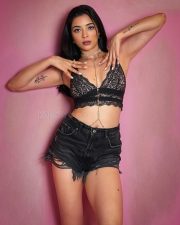Captivating Afreen Alvi in a Black Lace Crop Top Bralette and High Waisted Denim Mini Shorts Photos 06 Captivating Afreen Alvi in a Black Lace Crop Top Bralette and High Waisted Denim Mini Shorts Photos 06