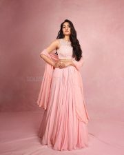 Dream Queen Rukmini Vasanth in a Pink Lehenga Pictures 01