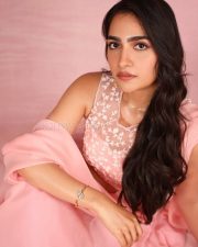Dream Queen Rukmini Vasanth in a Pink Lehenga Pictures 02
