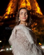 Glamorous Actress Aanchal Munjal in a White Embellished Mini Dress Photos 02