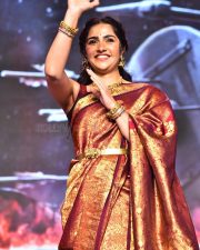 Heroine Rukmini Vasanth at Kantara Chapter 1 Pre Release Event Photos 05