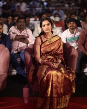 Heroine Rukmini Vasanth at Kantara Chapter 1 Pre Release Event Photos 19